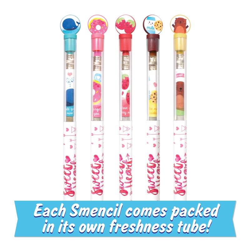Scentco Sweetheart Smencils Cylinder - HB #2 Scented Pencils, 50 Count, Gifts for Kids - Image 3